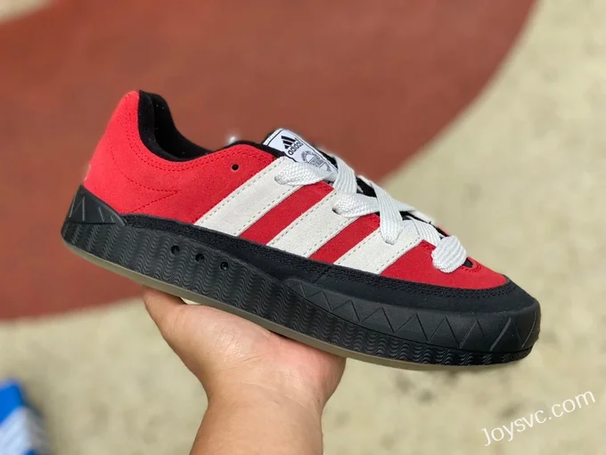 NEIGHBORHOOD x Adidas Adimatic Red Black Retro Sneakers GY2093