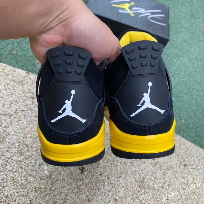 Air Jordan 4 Thunder Mid DH6927-017 Black Yellow