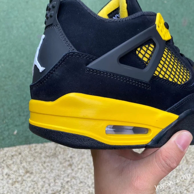 Air Jordan 4 Thunder Mid DH6927-017 Black Yellow