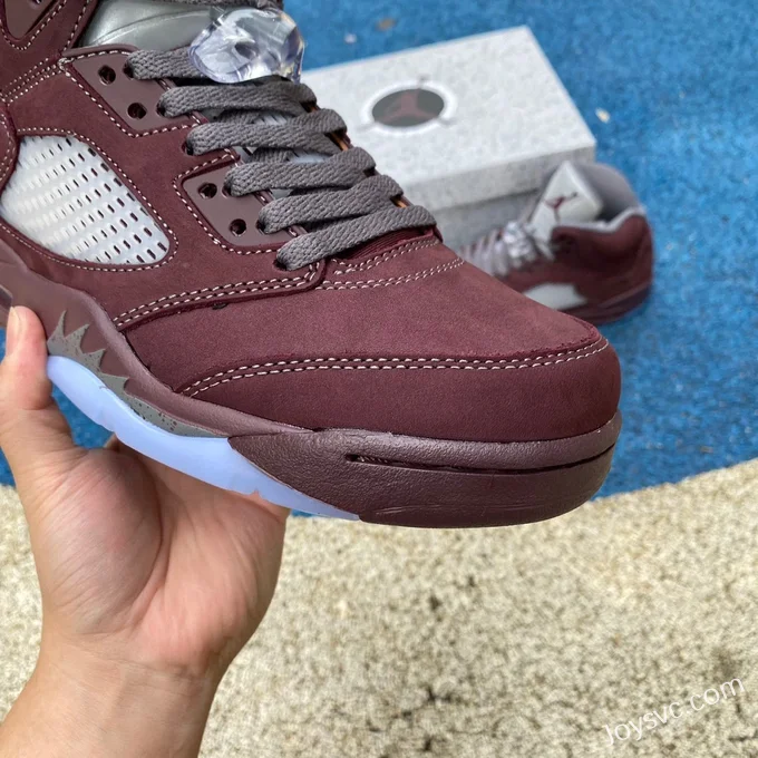 Air Jordan 5 Burgundy Retro Basketball Shoes DZ4131-600