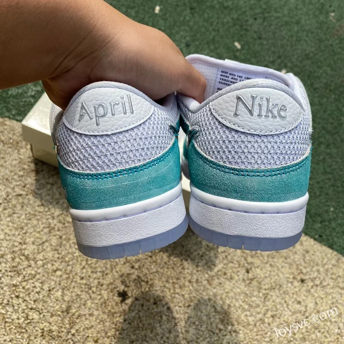 Pure Original APRIL SKATEBOARDS x Nike SB Dunk Low Tiffany Green Retro Sneakers