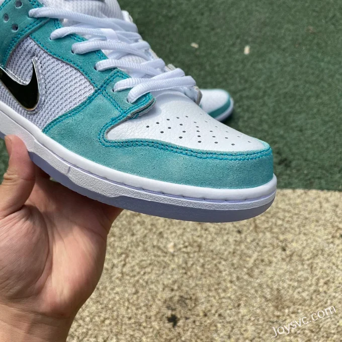 Pure Original APRIL SKATEBOARDS x Nike SB Dunk Low Tiffany Green Retro Sneakers