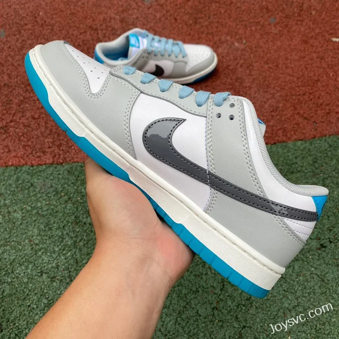 Nike Dunk Low 520 White Blue Retro Casual Sneakers FN3433-141