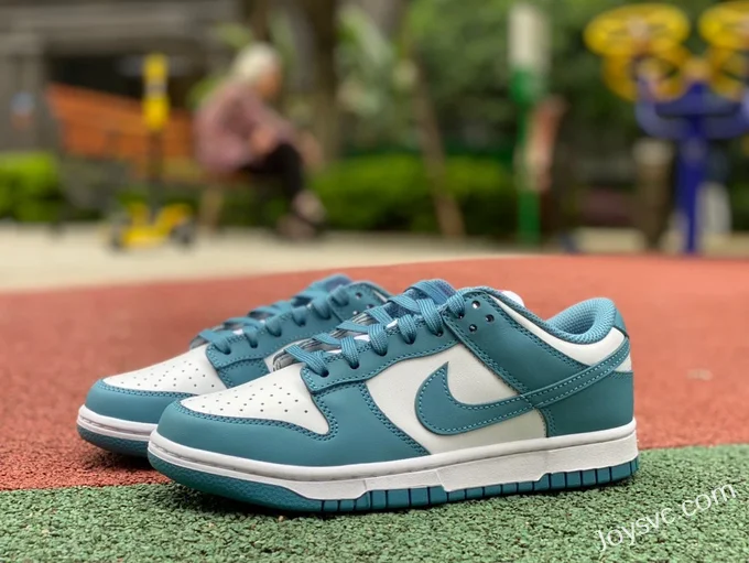 Nike Dunk Low Women's White Cyan FJ0739-100