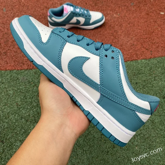 Nike Dunk Low Women's White Cyan FJ0739-100