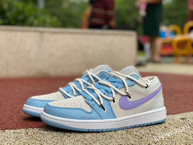 Air Jordan 1 Low DC0774-050 University Blue Pink Strap Retro