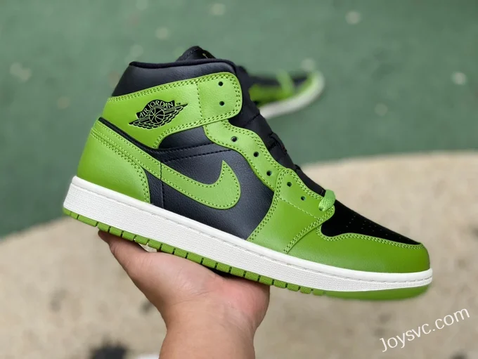 Air Jordan 1 Mid Green Black BQ6472-031