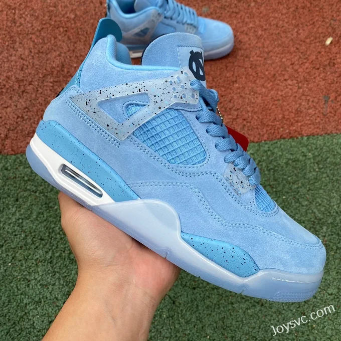 Air Jordan 4 UNC White Blue