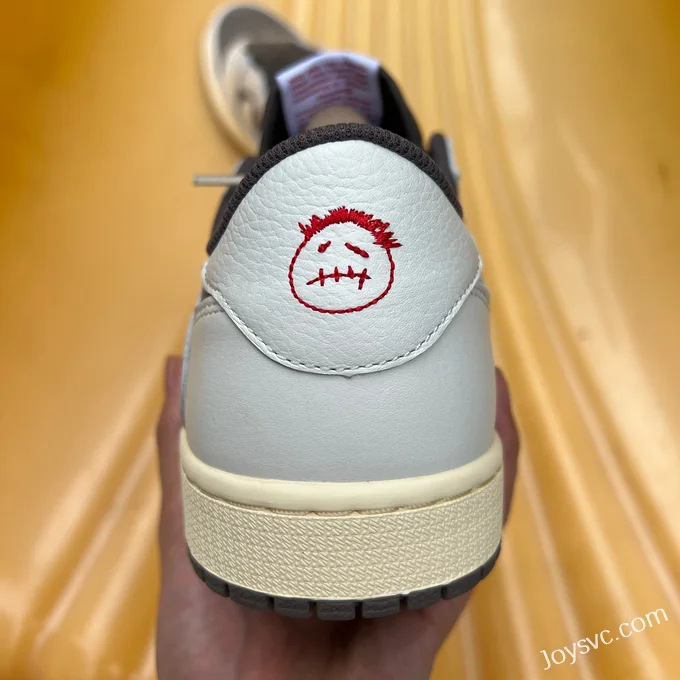 Travis Scott x Air Jordan 1 Low DM7866-162 White Brown Factory Leather Version