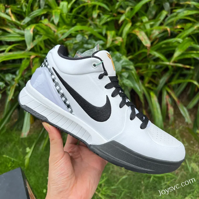 Nike Zoom Kobe 4 Mambacita Gigi - White Black Basketball Shoes