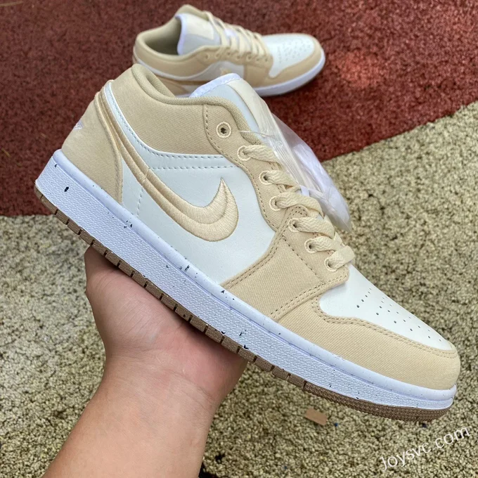 Air Jordan 1 Low FN3722-701 Beige White Silk Retro