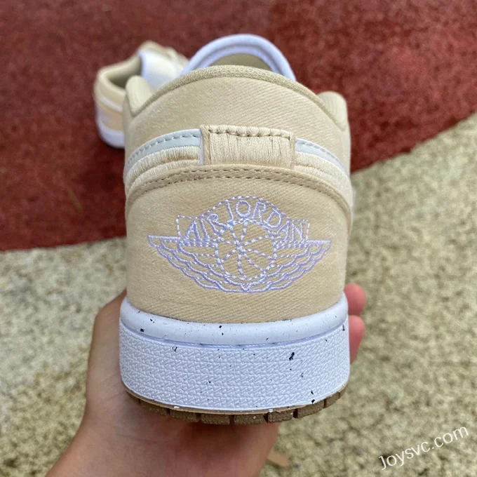 Air Jordan 1 Low FN3722-701 Beige White Silk Retro