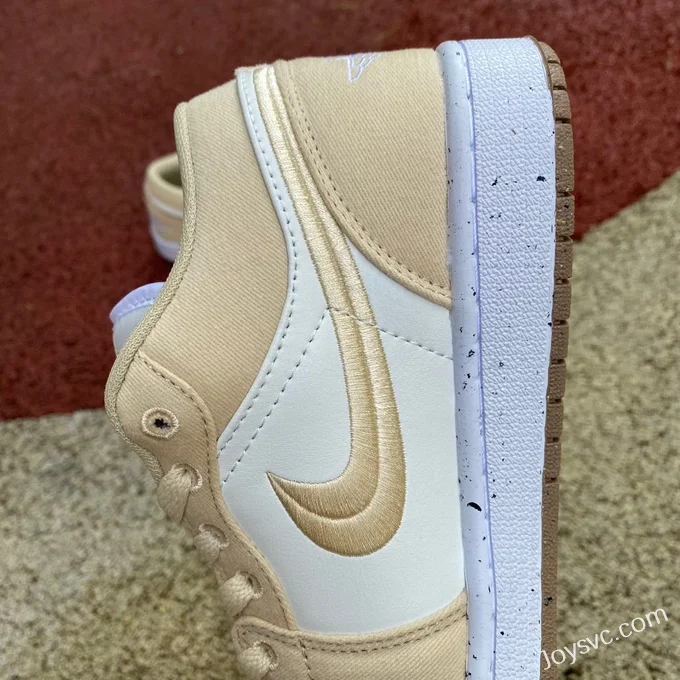 Air Jordan 1 Low FN3722-701 Beige White Silk Retro