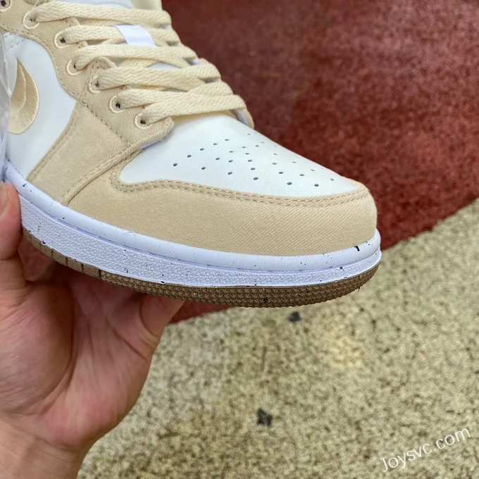 Air Jordan 1 Low FN3722-701 Beige White Silk Retro