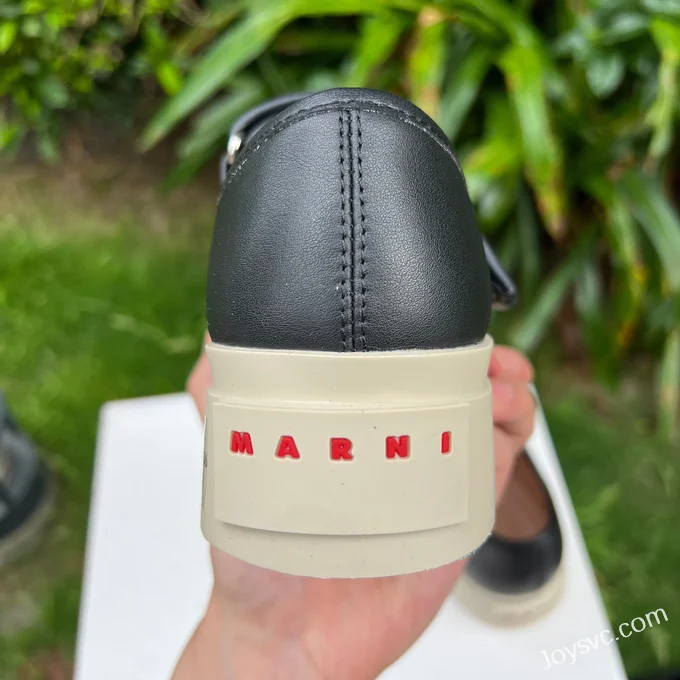 MARNI Black Velcro Mary Jane Sneakers Women