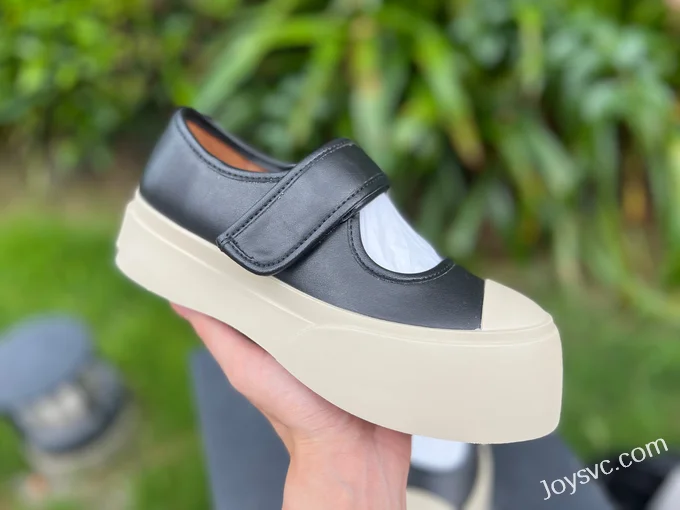 MARNI Black Velcro Mary Jane Sneakers Women