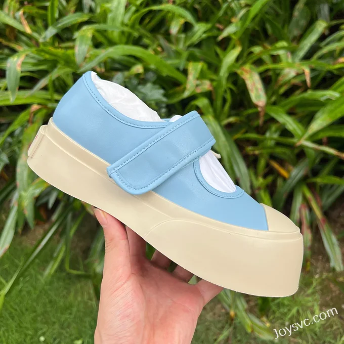 MARNI Blue Velcro Mary Jane Sneakers Women