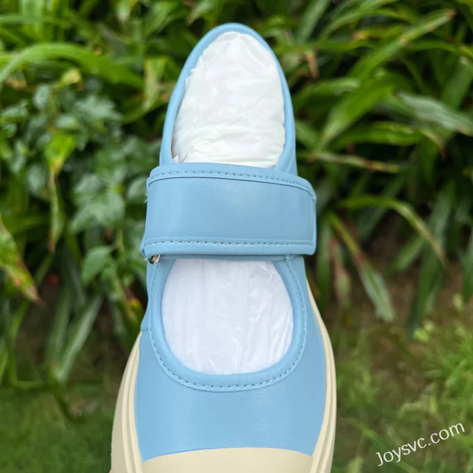 MARNI Blue Velcro Mary Jane Sneakers Women