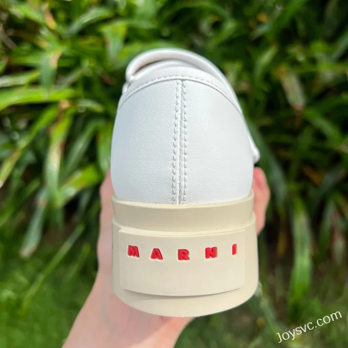 MARNI White Velcro Mary Jane Sneakers Women