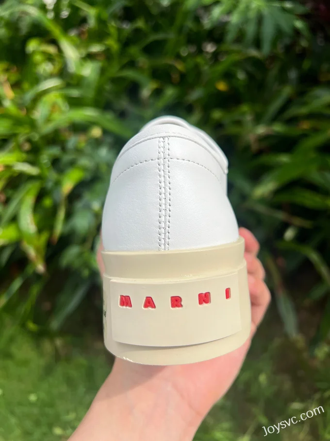 MARNI White Lace-Up Sneakers Women