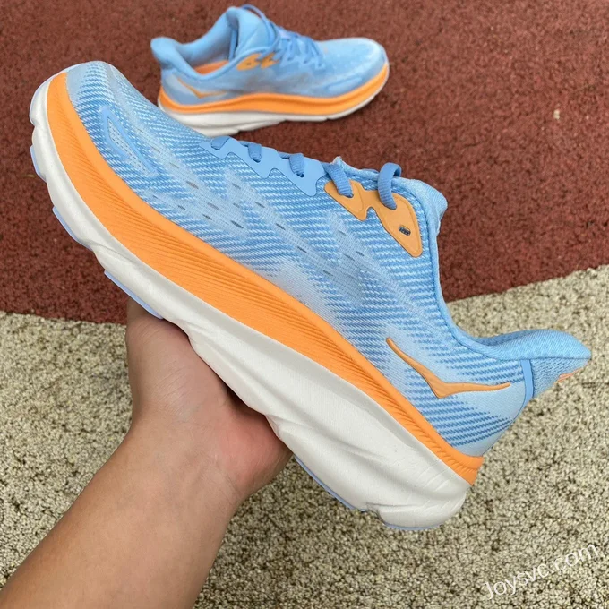 Hoka One One Clifton 9 Blue Orange 1127895-ABIW