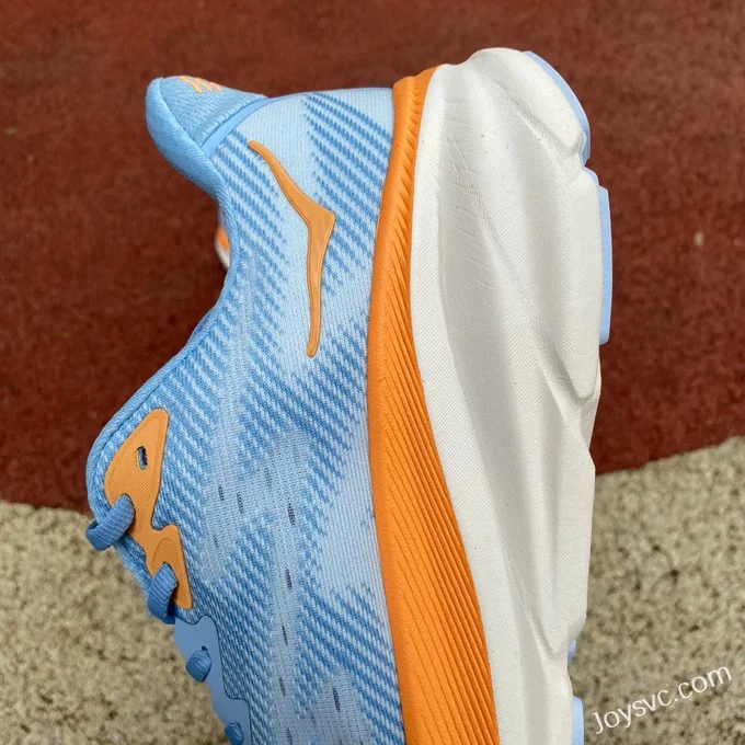 Hoka One One Clifton 9 Blue Orange 1127895-ABIW