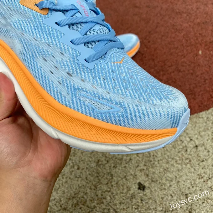 Hoka One One Clifton 9 Blue Orange 1127895-ABIW