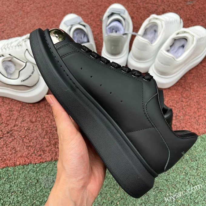 Alexander McQueen Black Mirror Toe Casual Sneakers