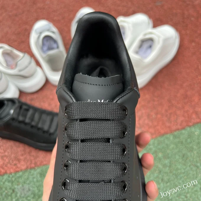 Alexander McQueen Black Mirror Toe Casual Sneakers