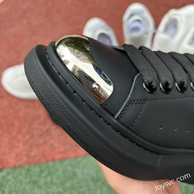 Alexander McQueen Black Mirror Toe Casual Sneakers