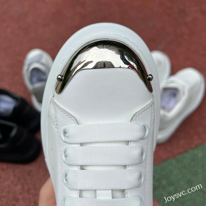 Alexander McQueen White Mirror Toe Casual Sneakers