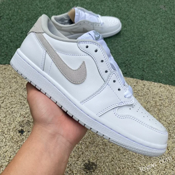 Air Jordan 1 Low CZ0790-101 Grey White Neutral Grey Retro