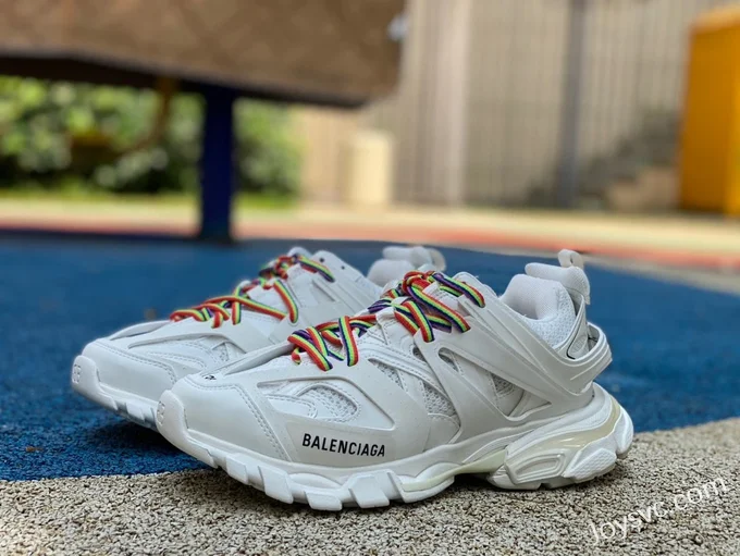 Balenciaga Triple S White Colorful Sneakers