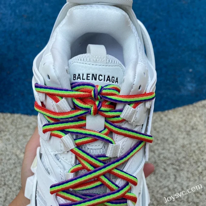 Balenciaga Triple S White Colorful Sneakers