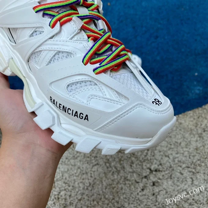 Balenciaga Triple S White Colorful Sneakers