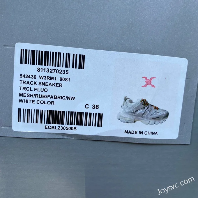 Balenciaga Triple S White Colorful Sneakers