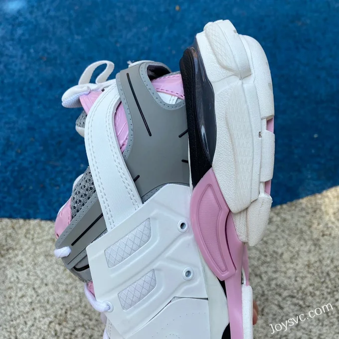 Balenciaga Triple S White Grey Pink Sneakers