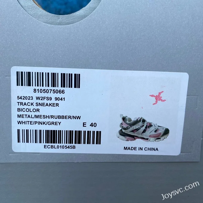 Balenciaga Triple S White Grey Pink Sneakers