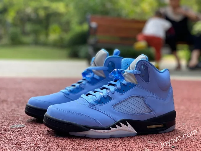 Air Jordan 5 UNC DV1310-401 Blue Black