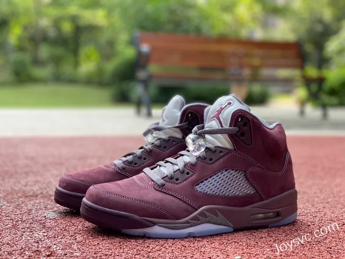 Air Jordan 5 Burgundy Retro Basketball Shoes DZ4131-600