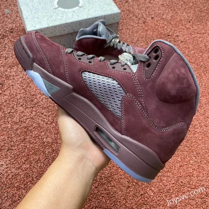 Air Jordan 5 Burgundy Retro Basketball Shoes DZ4131-600