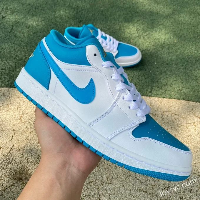 Air Jordan 1 Low 553558-174 Aquatone Retro