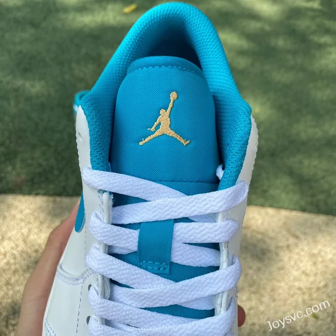 Air Jordan 1 Low 553558-174 Aquatone Retro