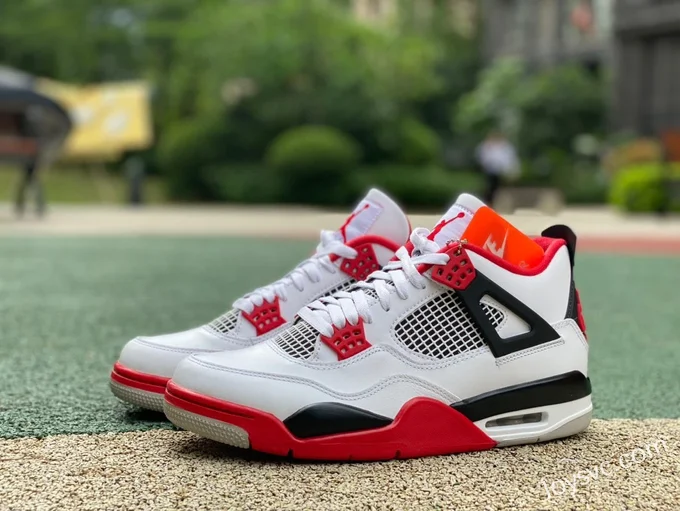 Air Jordan 4 DC7770-160 Black White Red