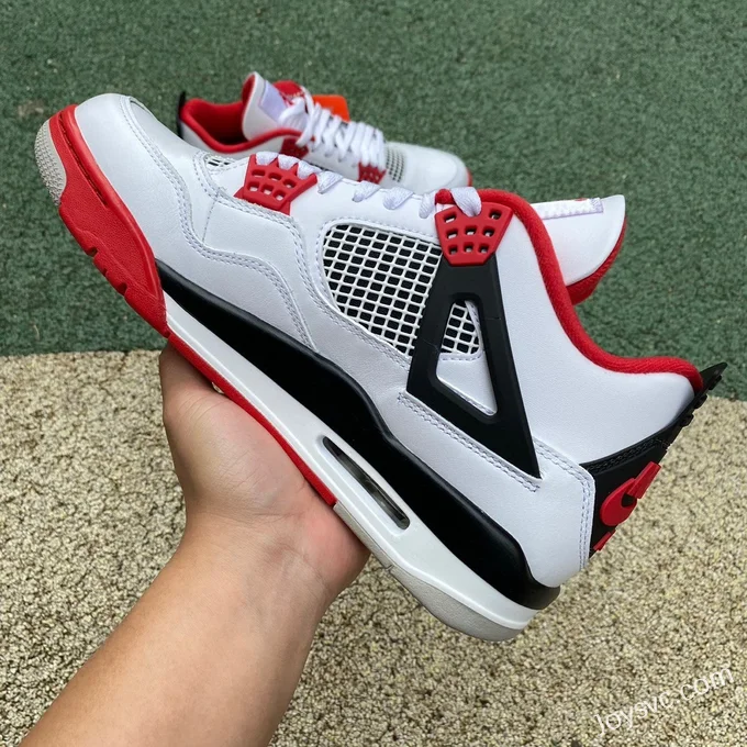 Air Jordan 4 DC7770-160 Black White Red