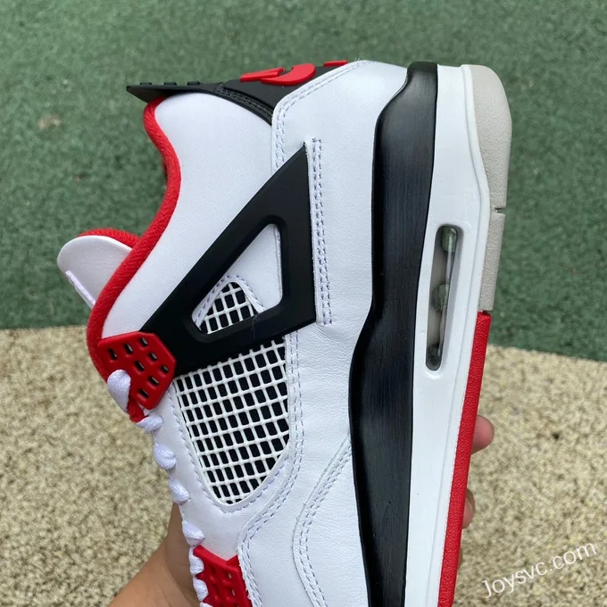 Air Jordan 4 DC7770-160 Black White Red