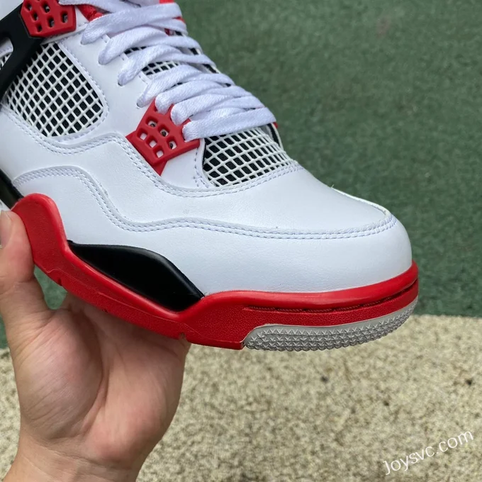 Air Jordan 4 DC7770-160 Black White Red