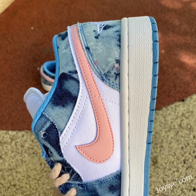 Air Jordan 1 Low DM8947-100 Denim Blue Pink Retro