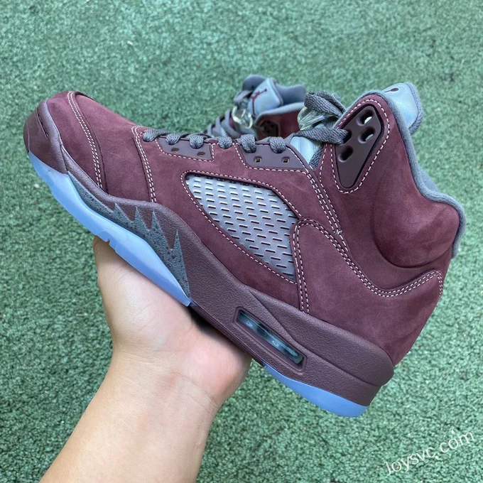 Air Jordan 5 Burgundy Retro Basketball Shoes DZ4131-600