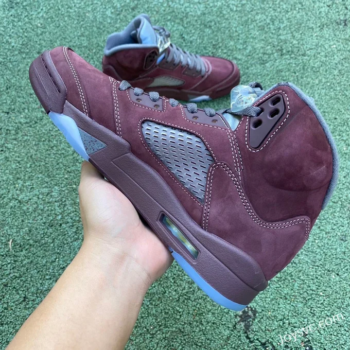 Air Jordan 5 Burgundy Retro Basketball Shoes DZ4131-600